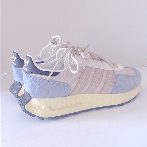 Adidas Women's Retropy E5 Aluminum Silver and Violet Sneakers Size 8 - Picture 2 of 15